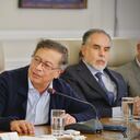 Gustavo Petro, presidente de Colombia y Armando Benedetti, jefe de despacho