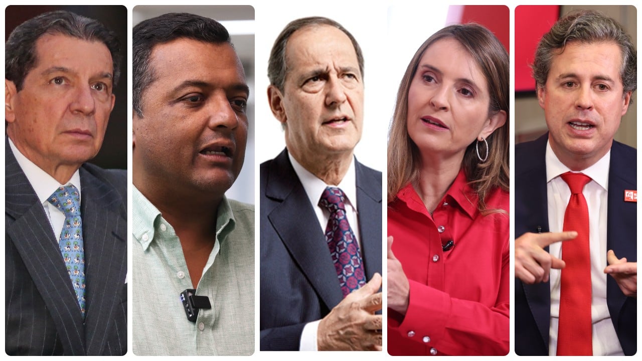 José Félix Lafaurie, Víctor Salcedo, Juan Manuel Restrepo, Paloma Valencia y Juan Manuel Galán.