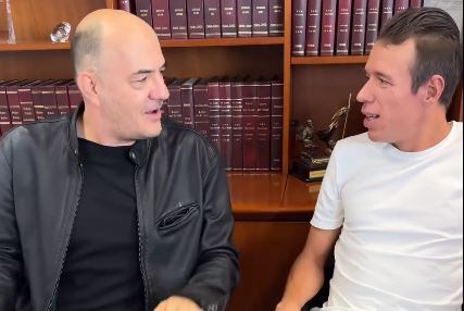 El actor Julián Arango y el deportista Rigoberto Urán hicieron reír en las redes a sus seguidores a propósito del personaje Evaristo.