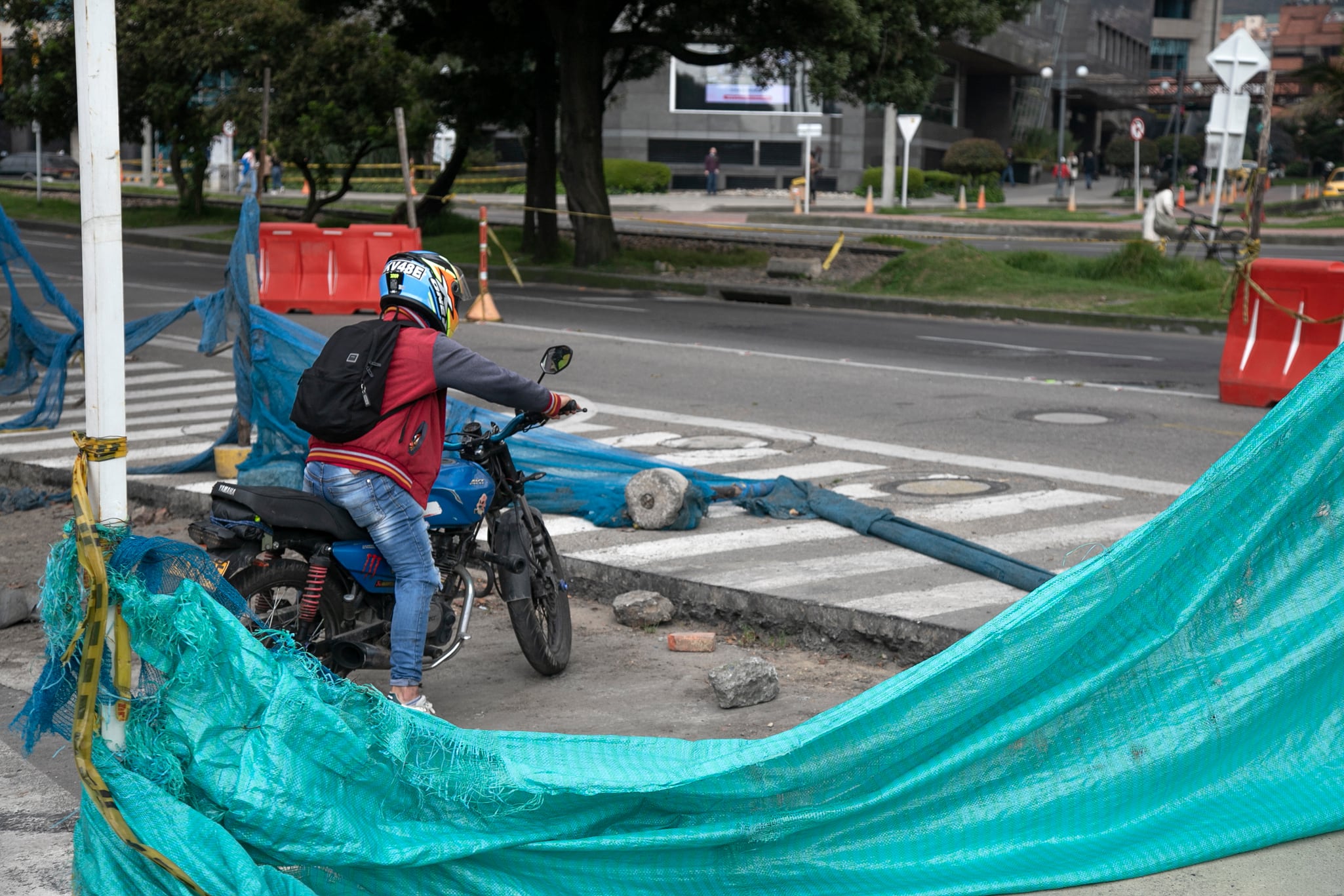 Juan Diego Alvira, cobro de valorización en Bogotá.
Calles en mal estado, vías, obras