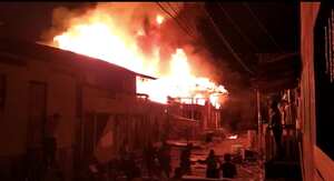 Imágenes del incendio.