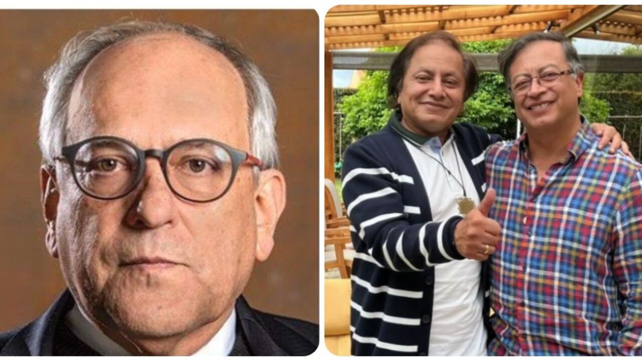 José Obdulio Gaviria, Juan Fernando Petro y Gustavo Petro.