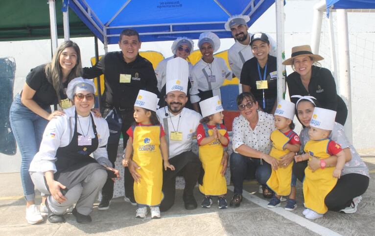Los hijos de las internas también participaron del evento.