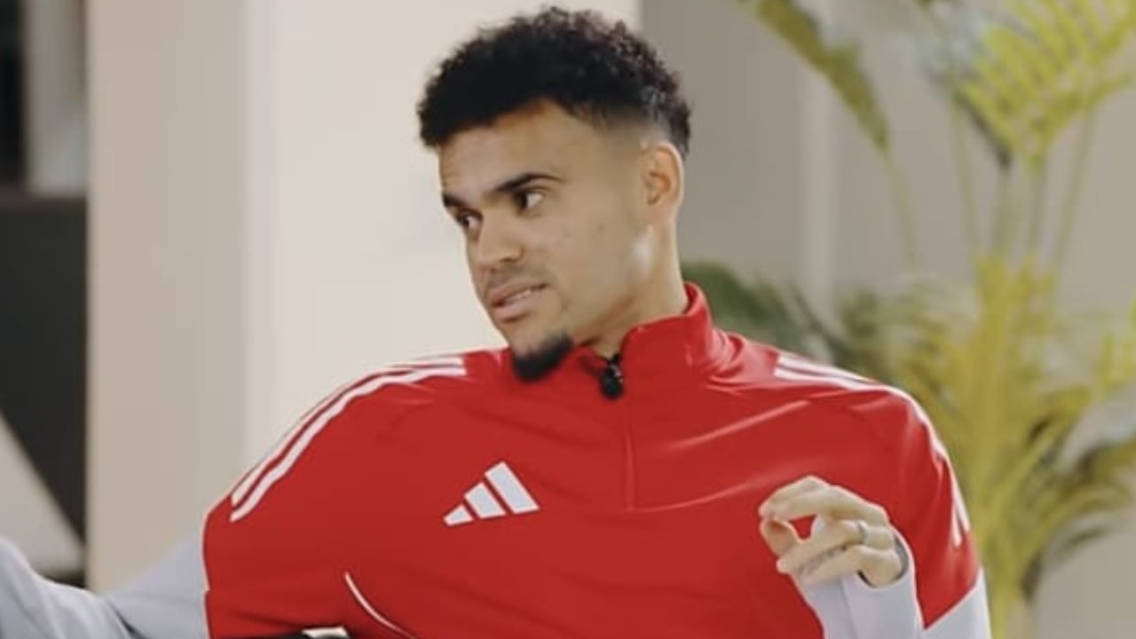 Luis Díaz no aguantó la risa