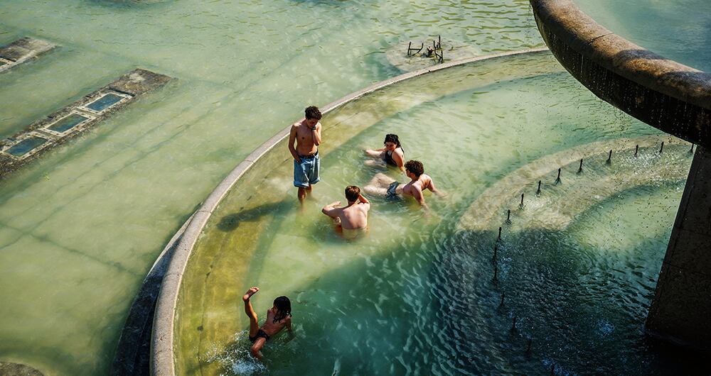 Ola de calor en Francia.