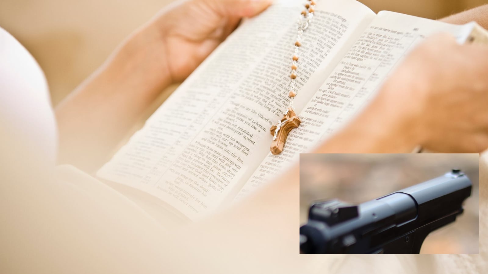 Voluntarios armados podrían proteger iglesias legalmente.