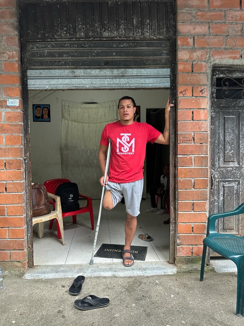 Ramón Emilio Guerra tiene 30 años y fue víctima de una mina antipersona