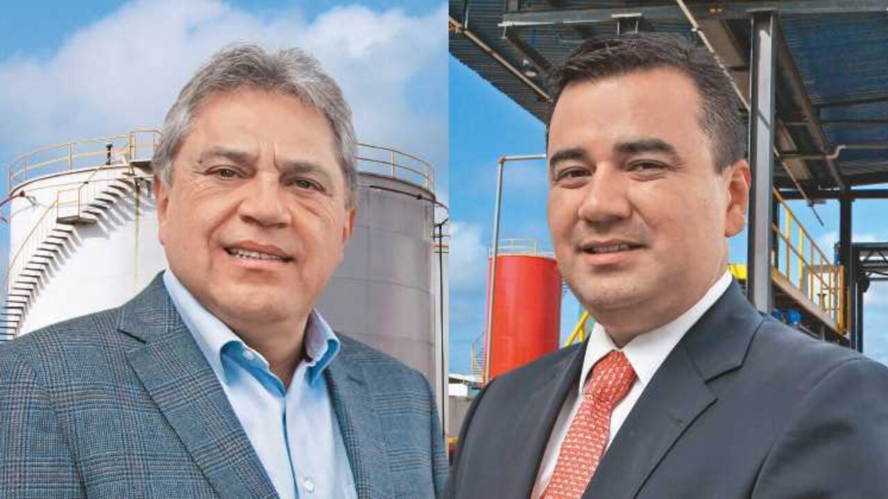 Luis Ernesto Chávez (Miembro de la junta directiva de Petrodecol), Andrés Tarquino (Director de Petrodecol).
