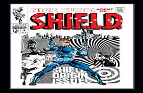 Nick Fury, otro personaje creado por Stan Lee, es una pieza
fundamental en el engranaje del llamado Universo Marvel. La
organización que comanda, llamada Shield, interactúa con personajes de otras historietas como Iron Man, el Hombre Araña, El Hombre Increíble, Thor y otros.