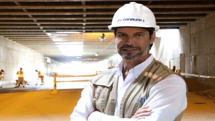 Conalvías dio el gran salto internacional, a tal punto que hoy el 40 por ciento de los ingresos provienen del exterior, dice su presidente, Andrés Jaramillo.