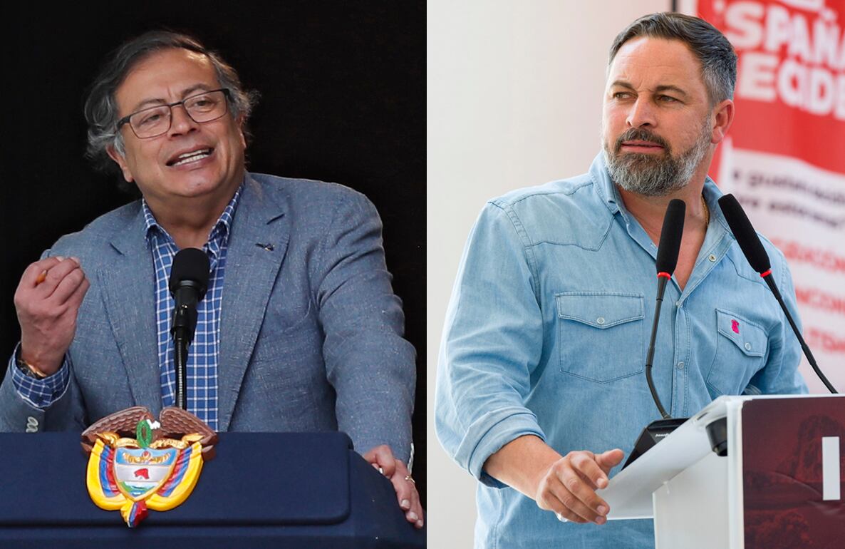 Gustavo Petro y Santiago Abascal