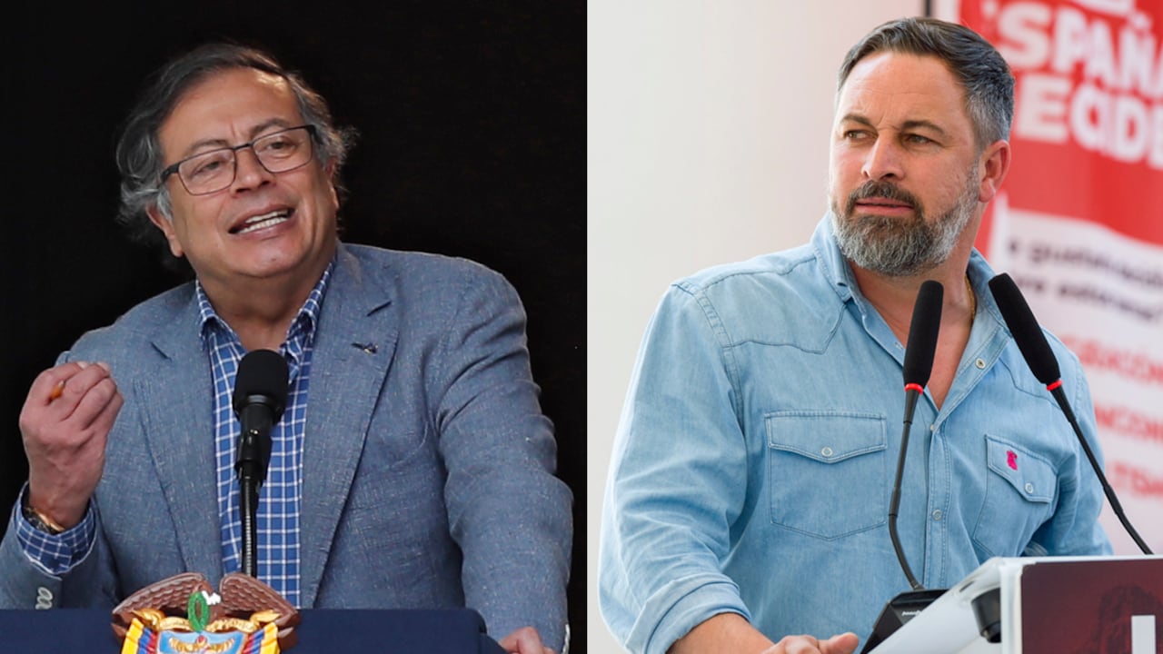 Gustavo Petro y Santiago Abascal