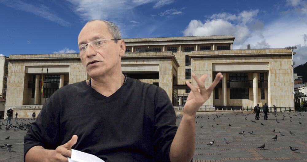 Exparamilitar Carlos Enrique Vélez / Fachada Palacio de Justicia Corte Suprema Constitucional Consejo de Estado Bogotá agosto 27 del 2020 Foto Guillermo Torres Reina / Semana