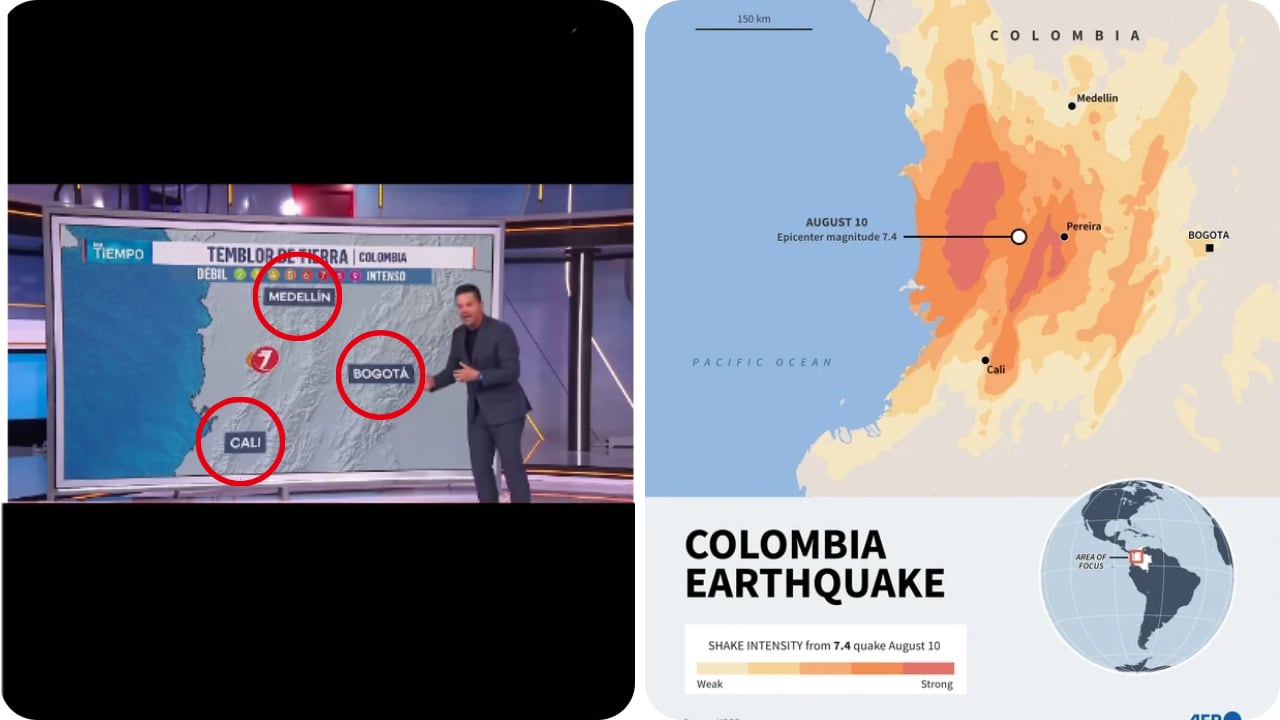 La distancia al epicentro no impidió que el sismo fuera sentido con fuerza en varias ciudades.