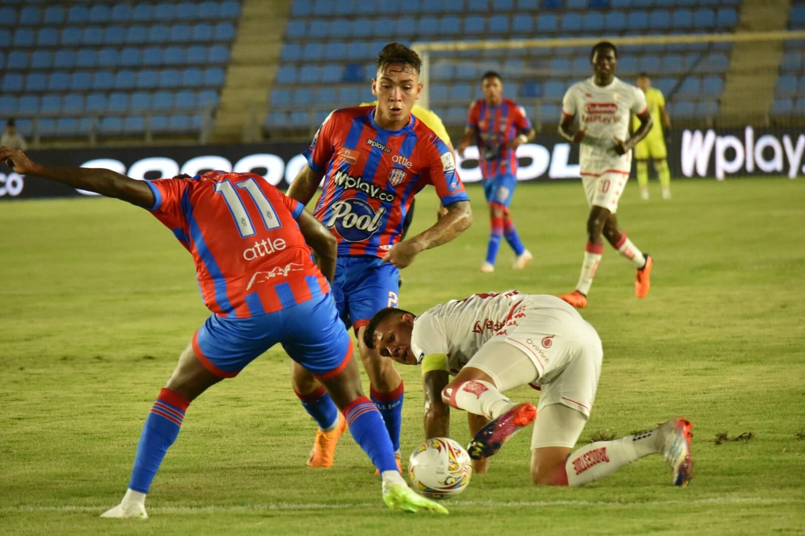 El primer tiempo terminó con victoria 2-0 de Unión Magdalena