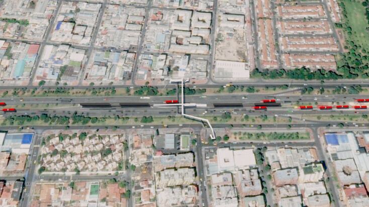 Así está planeada la construcción del puente.