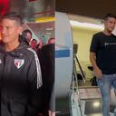 James Rodríguez llegó en la noche de este domingo a São Paulo