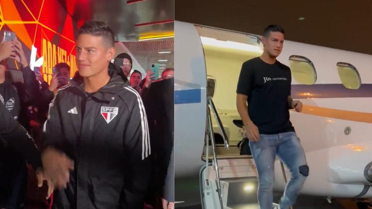 Al llegar a la ciudad de Brasil, el colombiano fue ovacionado