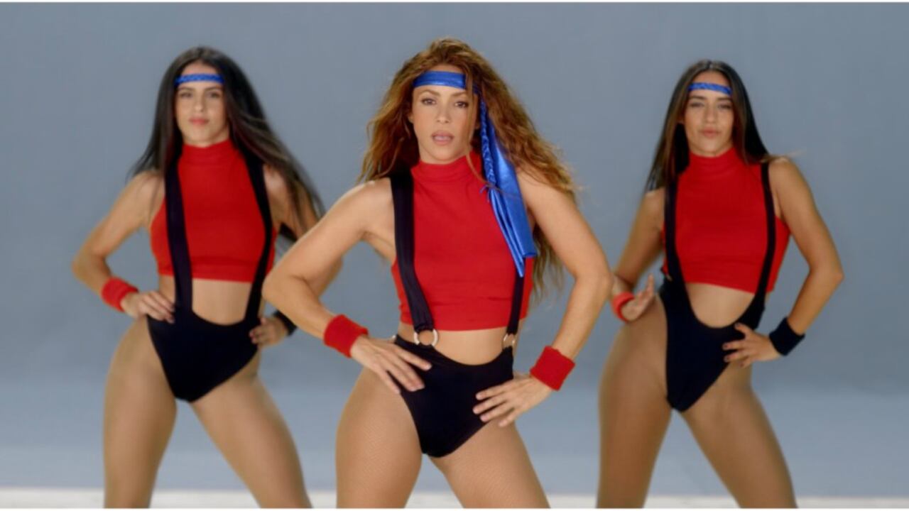 Shakira en el video de 'Girls like me'.