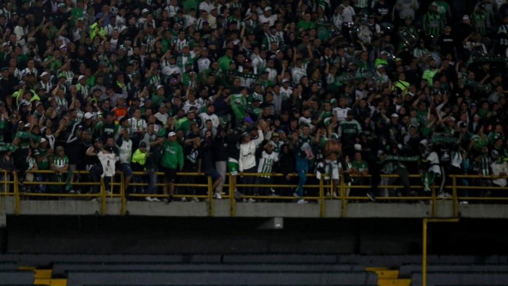 Hinchas de Nacional en El Campín