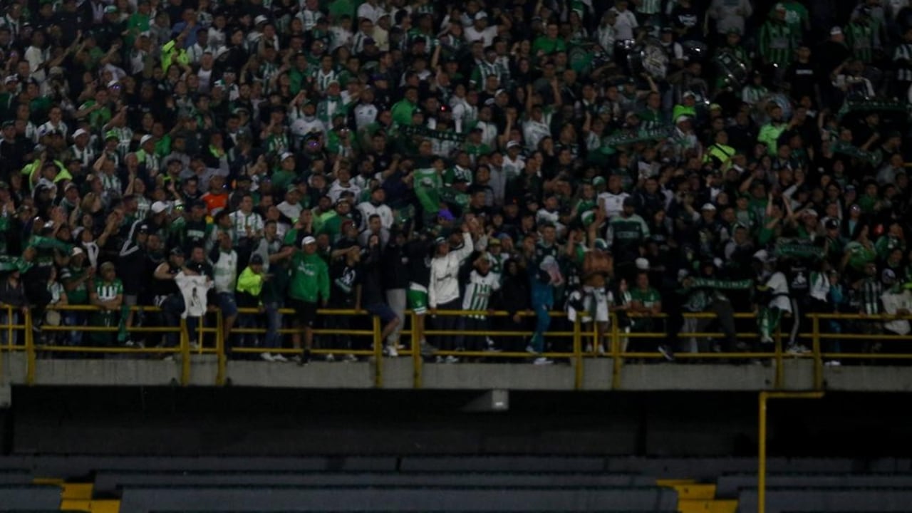 Hinchas de Nacional en El Campín