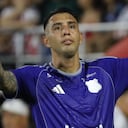 Rodrigo Contreras, delantero titular y goleador de Millonarios.