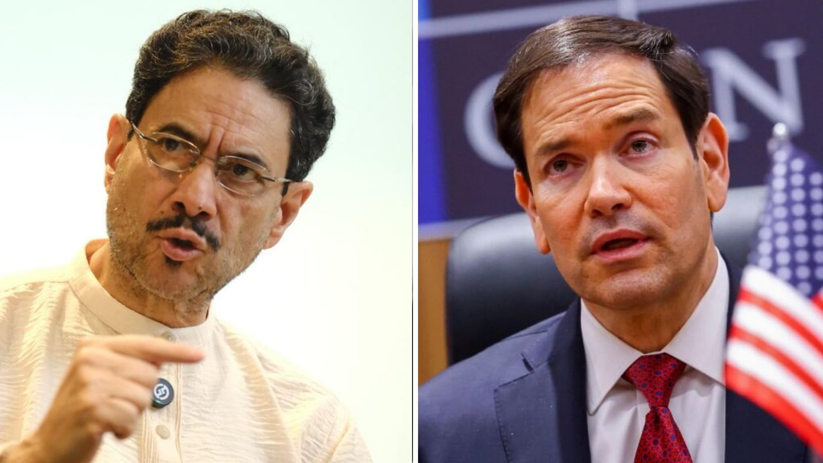 Iván Cepeda dio unas fuertes declaraciones antes de la llegada del estadounidense.