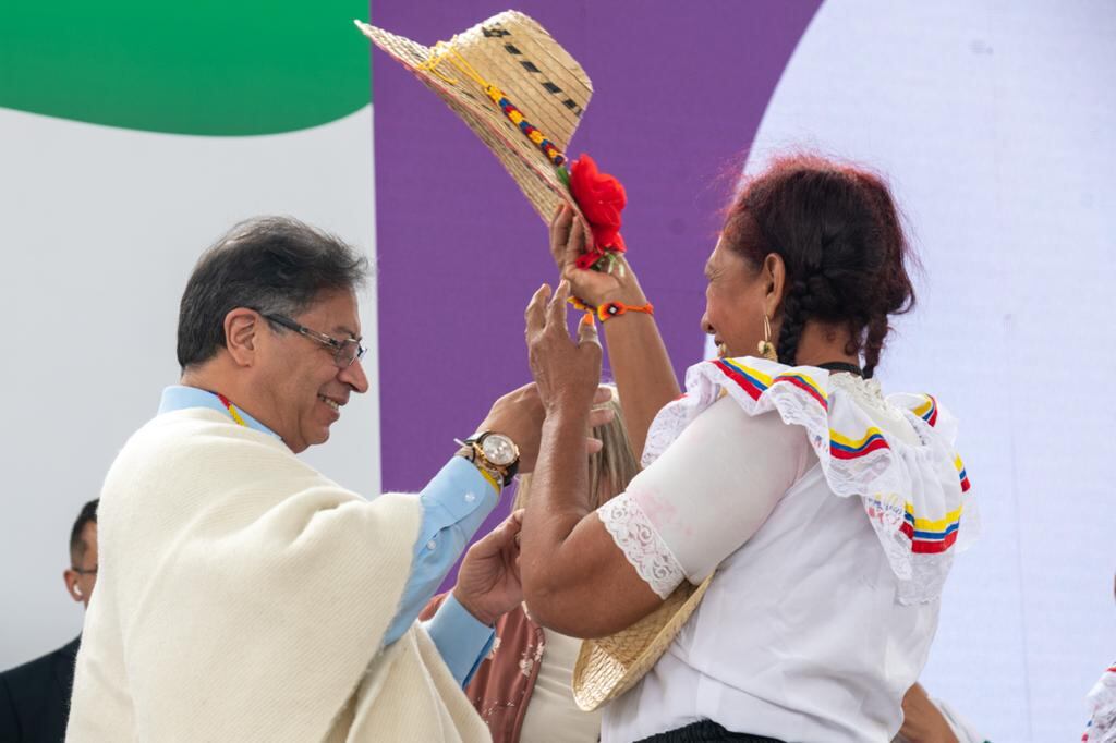Gustavo Petro hizo el anuncio desde Mosquera, Cundinamarca.