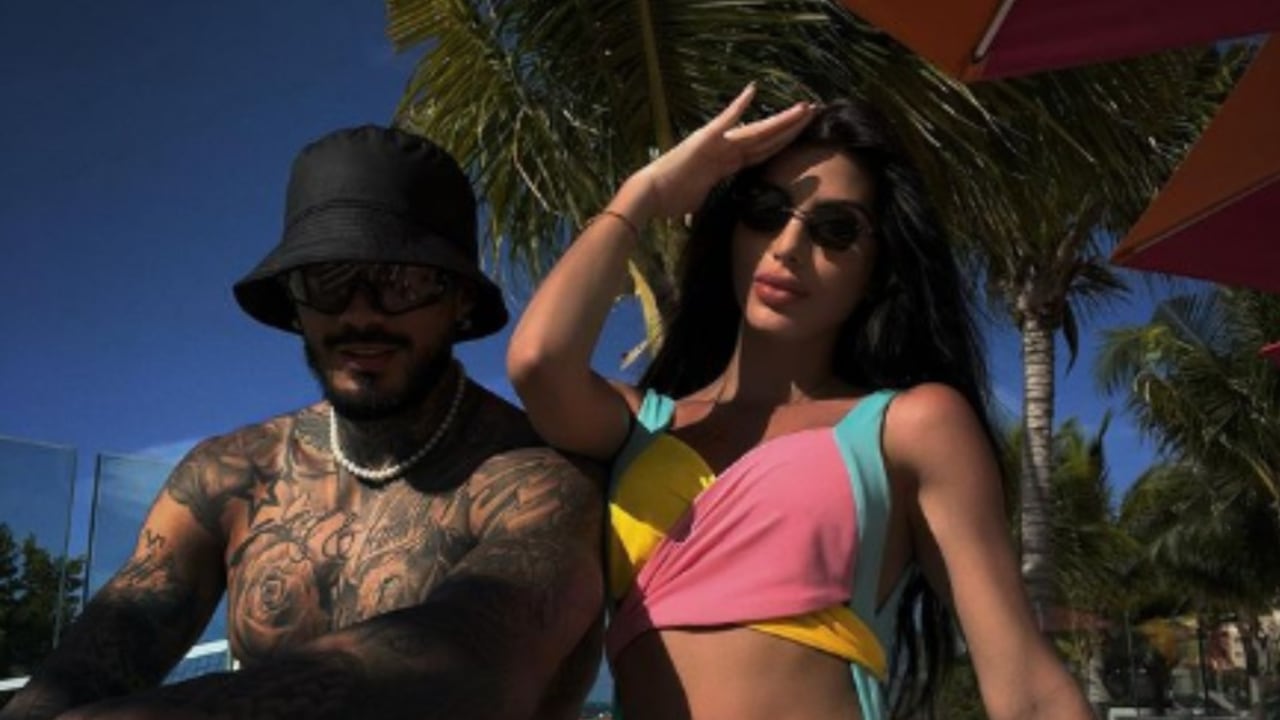 Mateo Carvajal y su pareja.