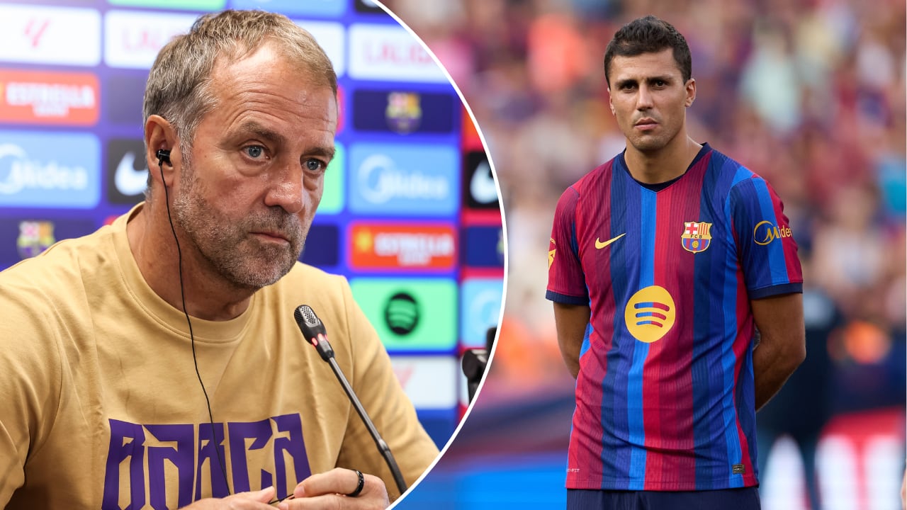 Hansi Flick no contará aún con Rodri. El debut del campeón mundial deberá esperar unos días más