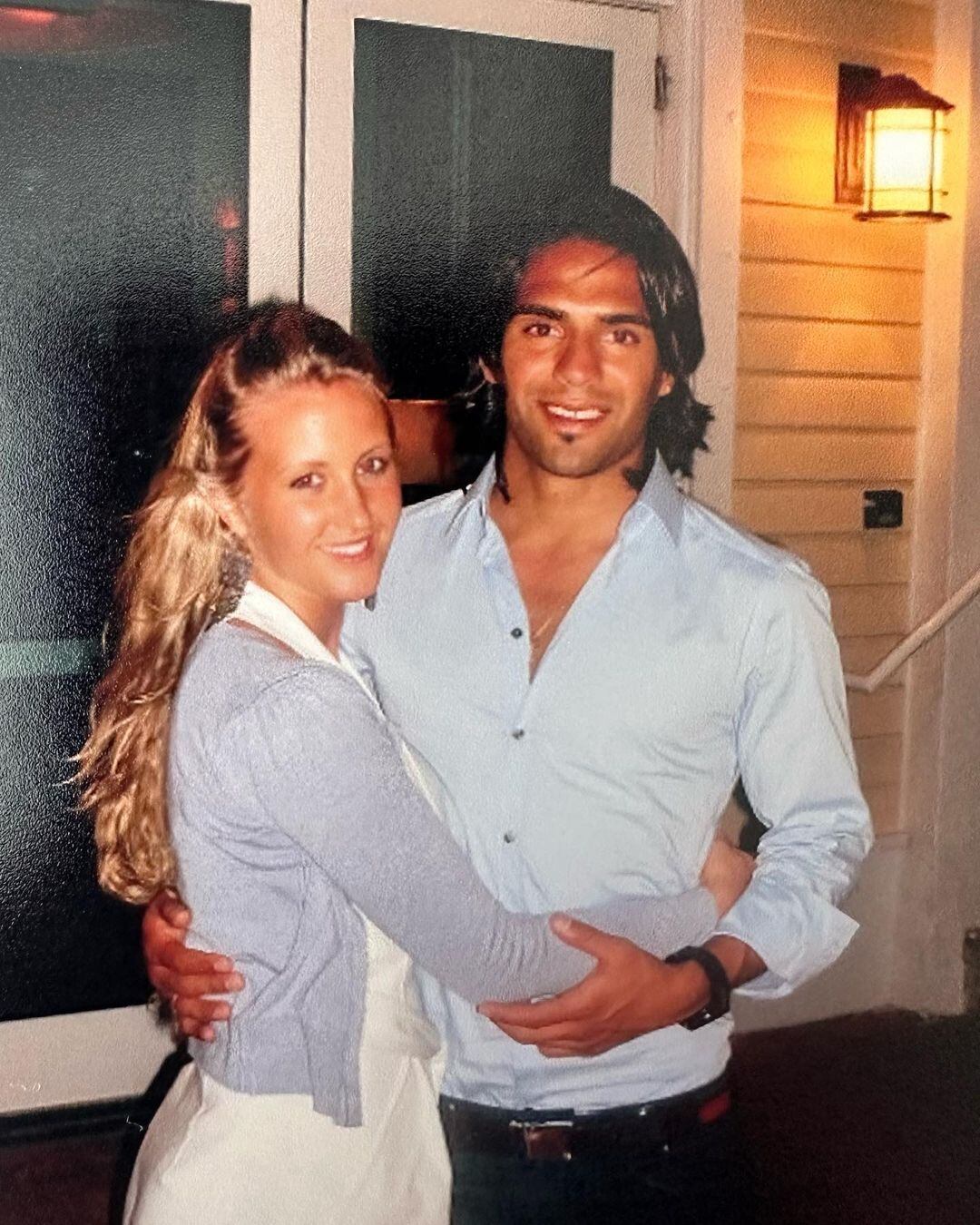 Lorelei Tarón y Falcao cuando eran más jóvenes