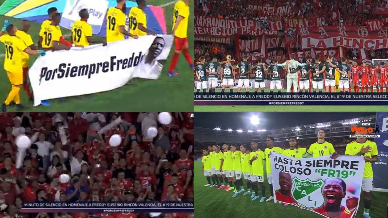 Freddy Rincón fue recordado en el clásico del Valle del Cauca