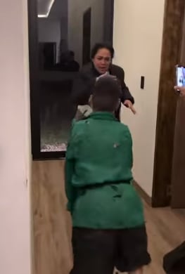 El susto que se llevó la mamá de Yéferson Cossio con un "duende real".