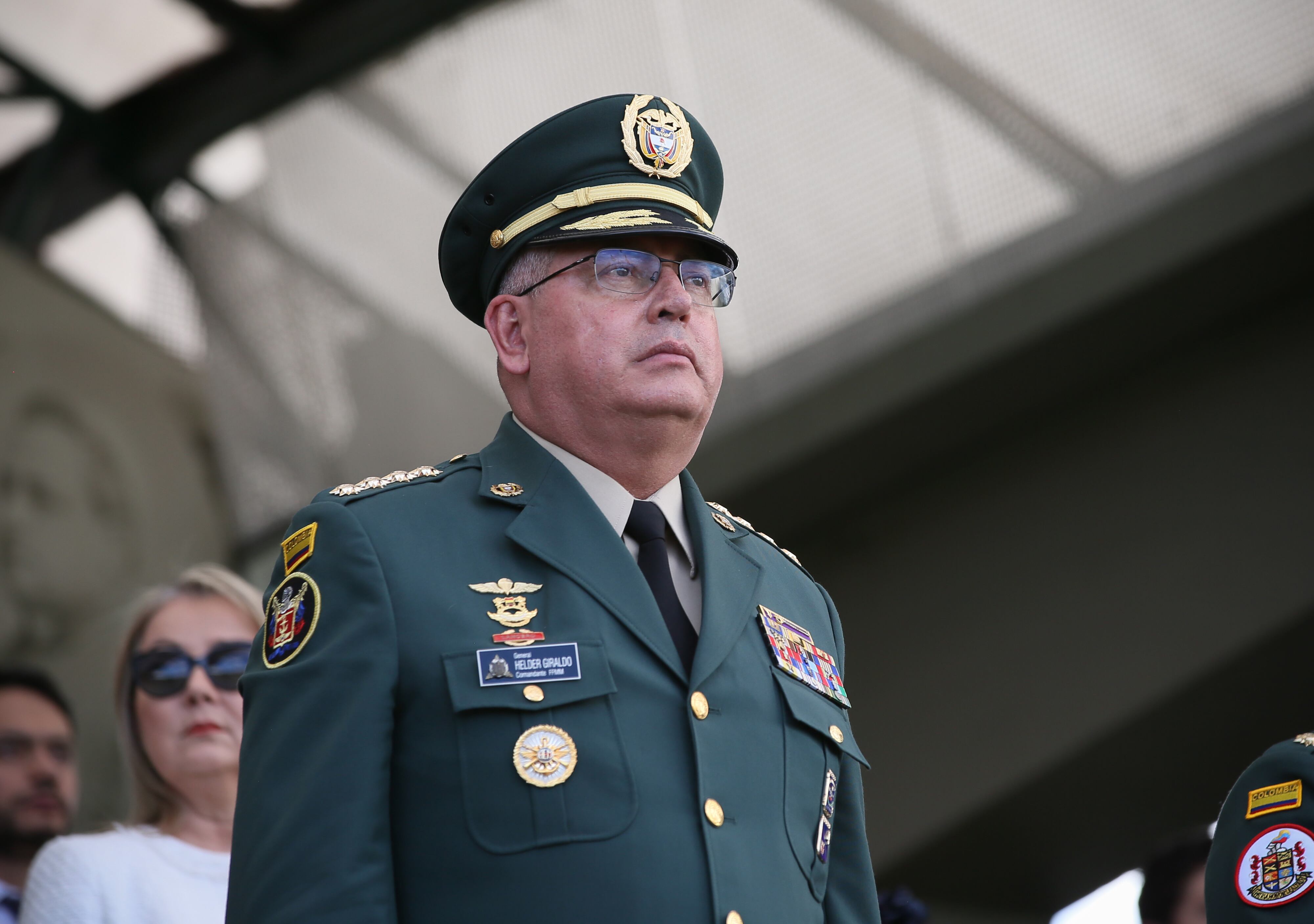 Comandante Fuerzas Militares Mayor  General Helder Giraldo Bonilla
Ceremonia de transmisión de cambio de mando del Comando del Ejército Nacional
Bogota mayo 31 del 2024
Foto Guillermo Torres Reina / Semana