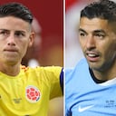 James Rodríguez y Luis Suárez, los hombres de experiencia en Colombia vs. Uruguay por la Copa América 2024