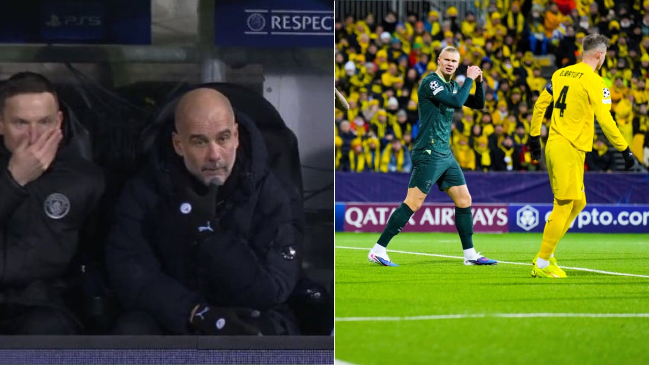 Pep Guardiola reaccionó así a la derrota del Manchester City contra Bodo/Glimt en Noruega.