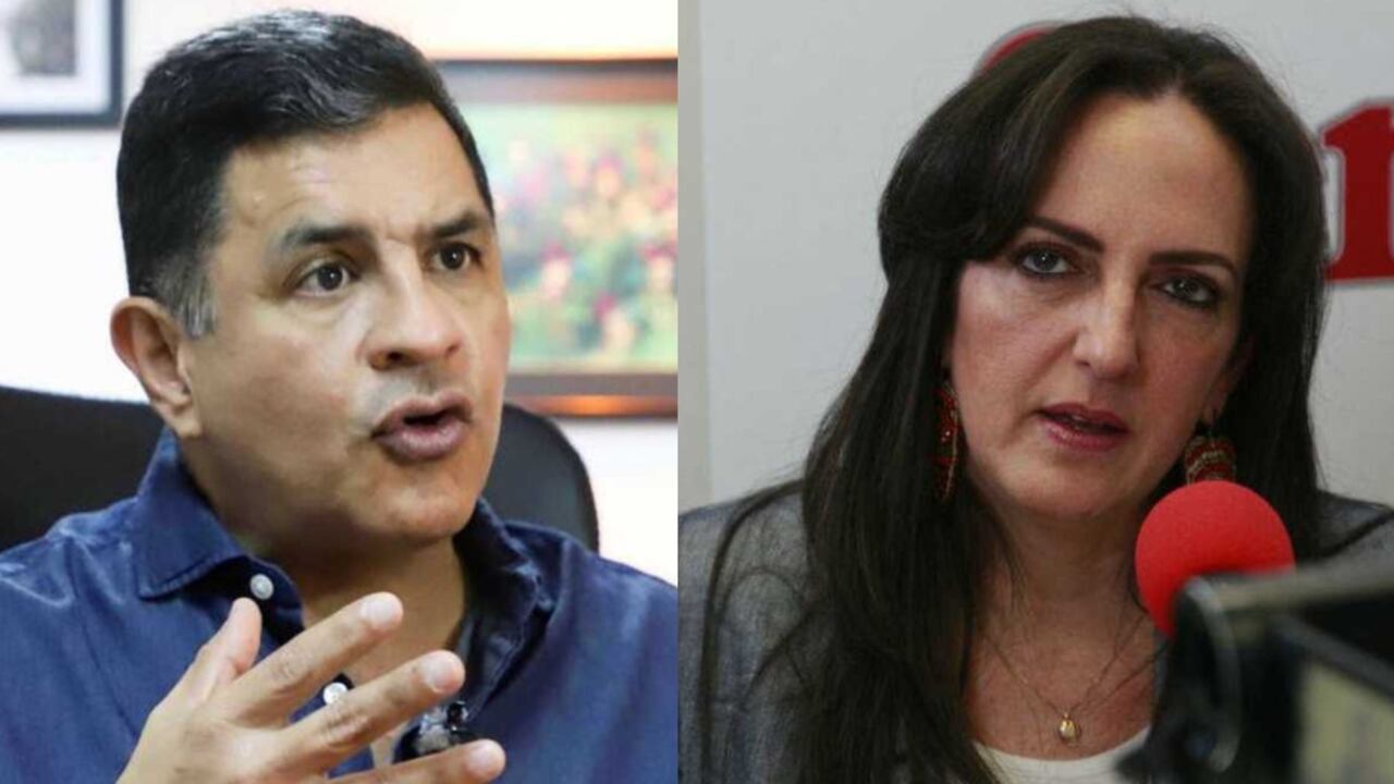 Alcalde Jorge Iván Ospina y la senadora María Fernanda Cabal.