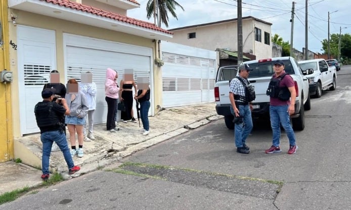 Mujeres rescatadas en México