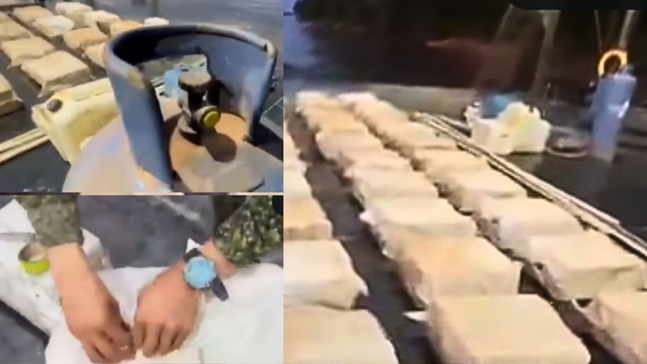 Unidades de la Fuerza Naval de la Orinoquía interceptaron en Nueva Antioquia, Vichada, una embarcación que transportaba aproximadamente 1.500 kilogramos de clorhidrato de cocaína.