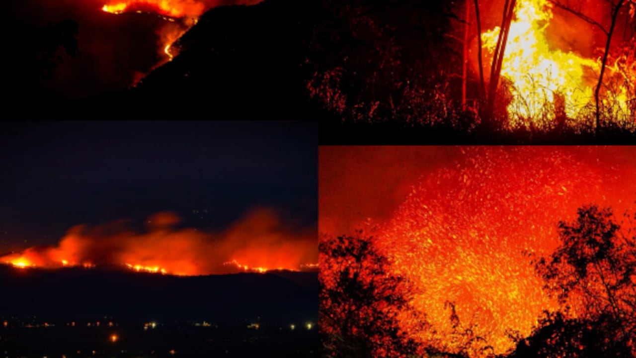 Los incendios han dejado varias zonas afectadas.