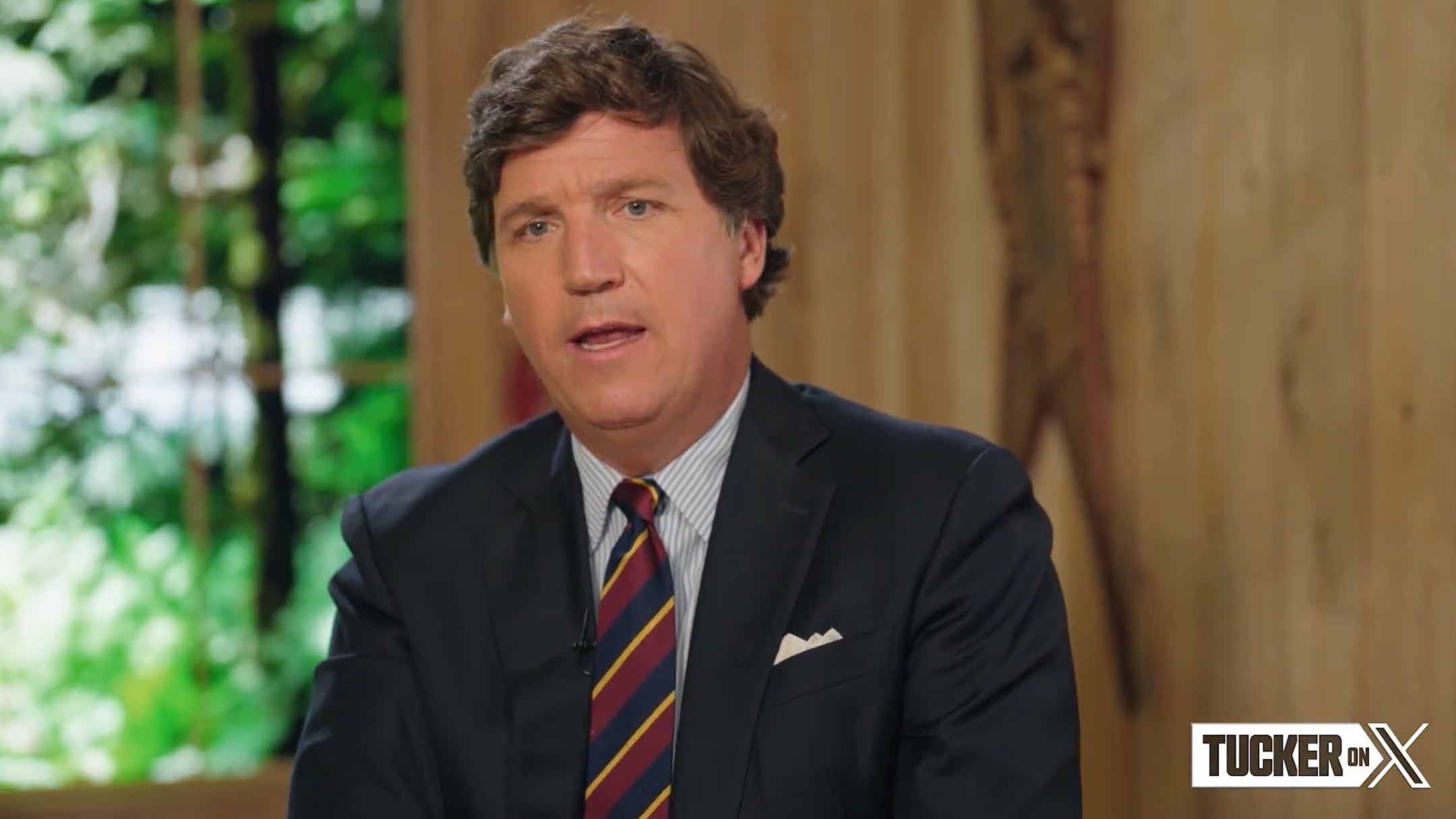 Tucker Carlson Larry Sinclair. Foto: Captura de pantalla X @TuckerCarlson.