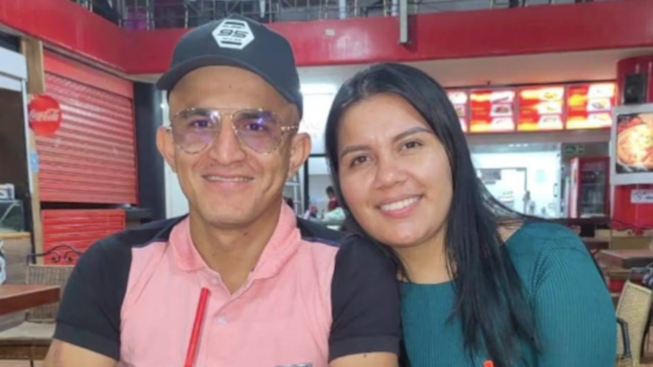 Ana María Caballero y su novio, Ubardi Ávila.