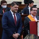 El ministro Fernando Ruiz recibió el reconocimiento en el Congreso.