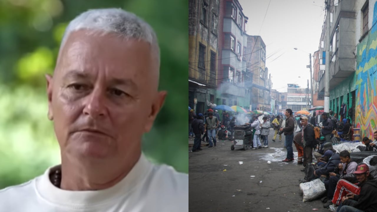 De izquierda a derecha: Óscar Rosas y una calle del Bronx.
