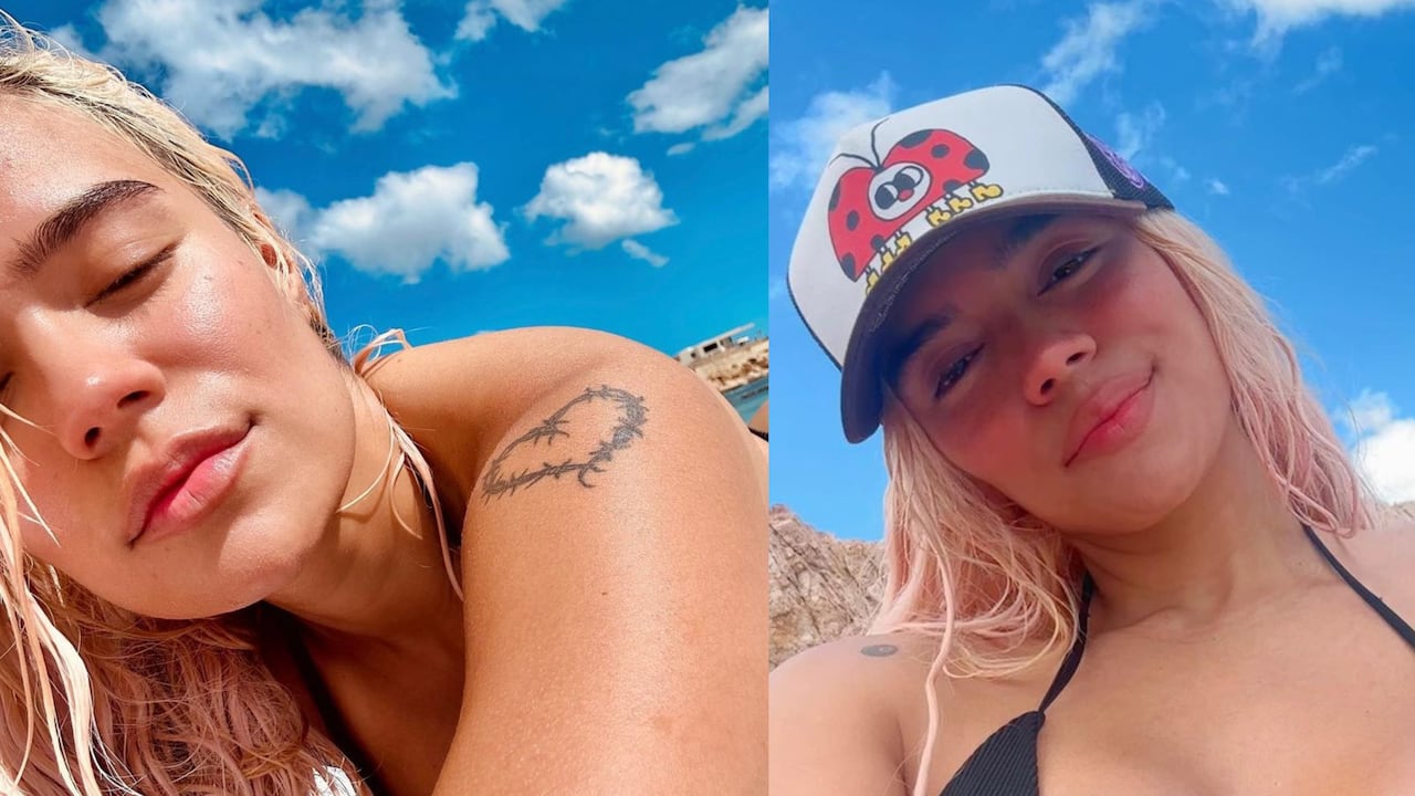 Karol G disfruta de unas merecidas vacaciones en la playa.