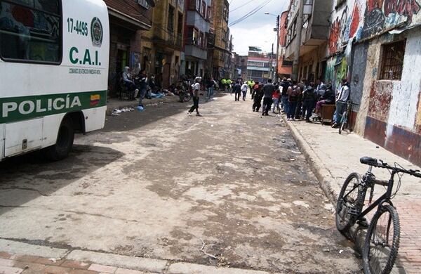 Foto: Edwin Tamayo Rueda. Así quedó el 'Bronx después de la última intervención por parte de la Secretaria Distrital Para la Integración Social. Se retiraron los 'cambuches' y se desinfectaron los andenes. 