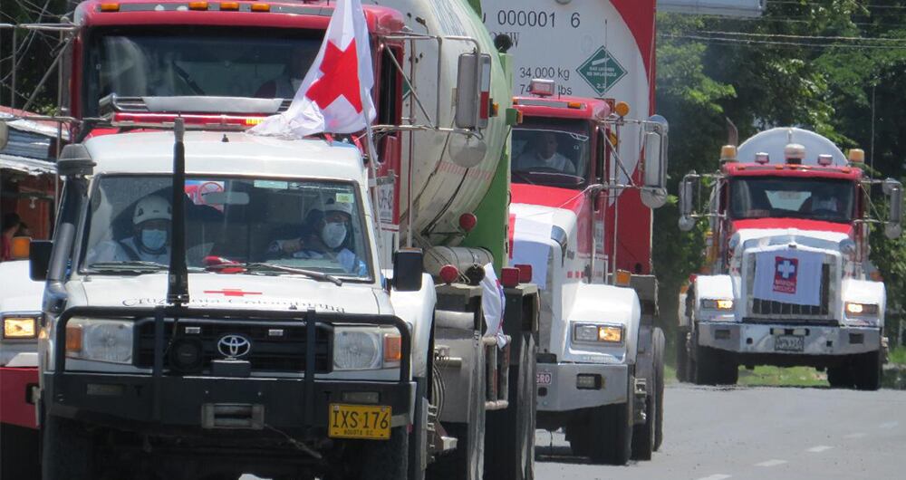 Más de cinco millones de personas se beneficiaron con las acciones humanitarias de la Cruz Roja Colombiana en el año 2020.