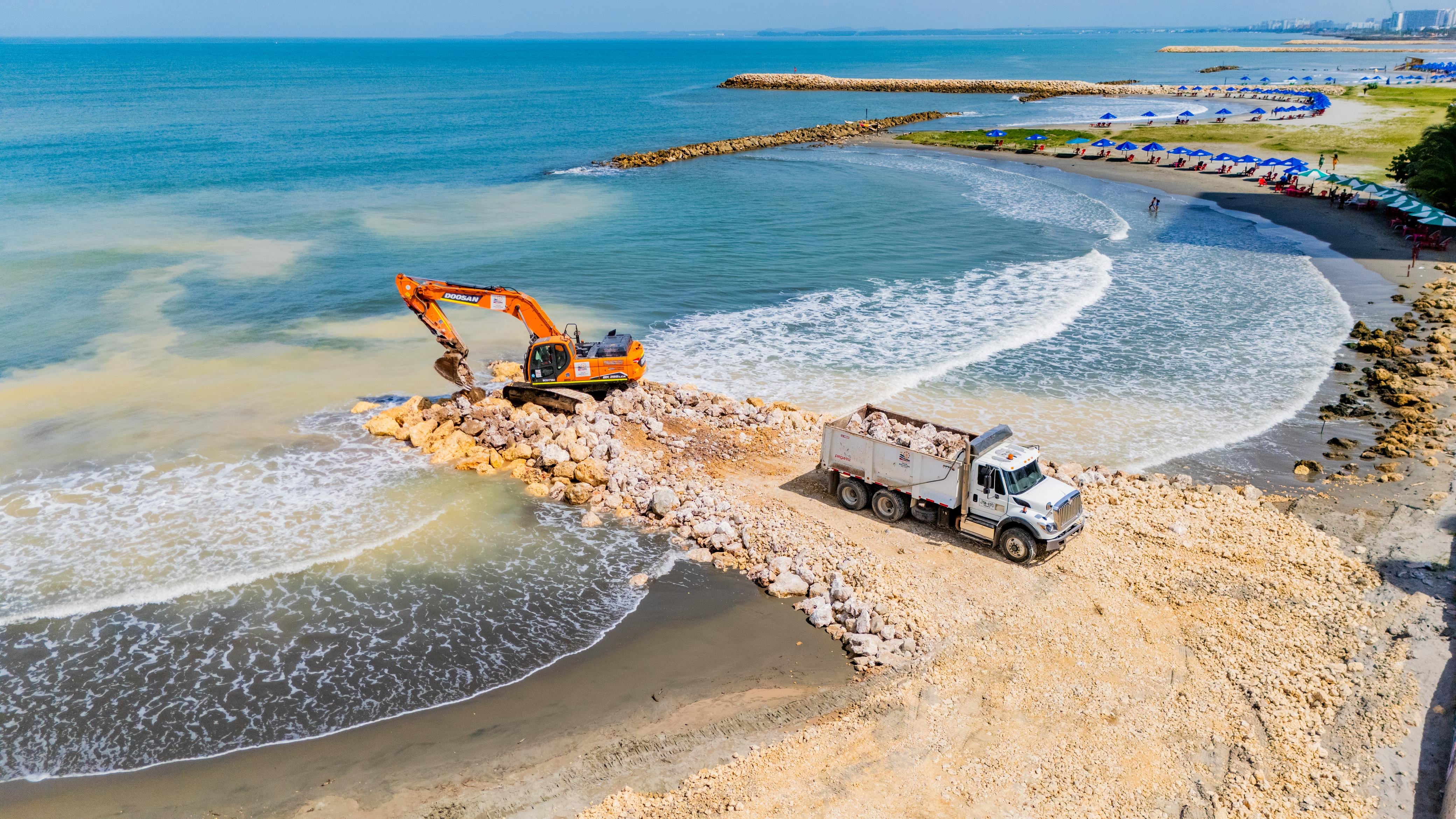Gran Malecón del Mar en Cartagena inicia obras de la fase II.