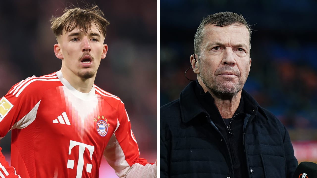 Lothar Matthäus defiende a Lennart Karl.