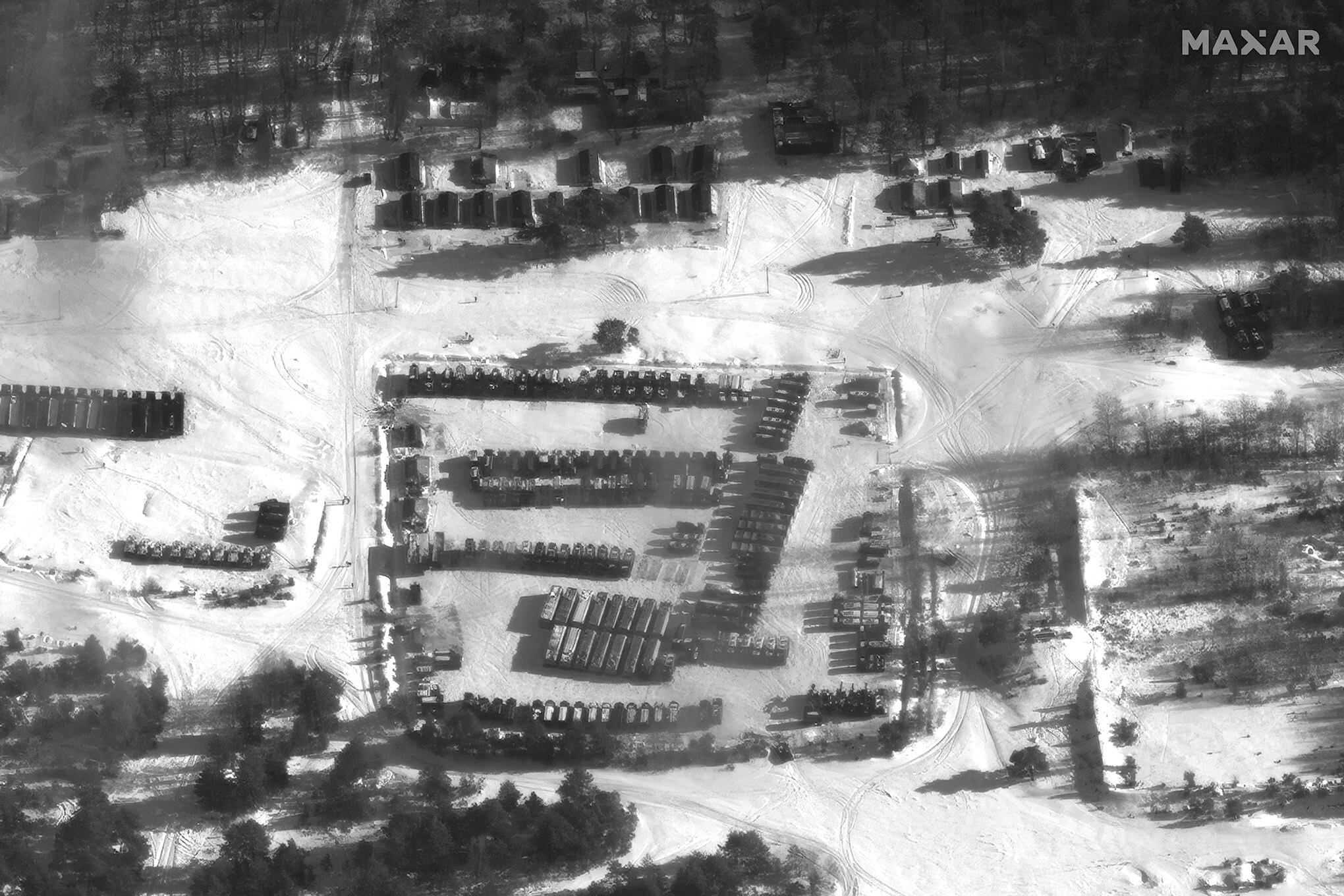 En imágenes : fuerzas rusas cerca de Ucrania